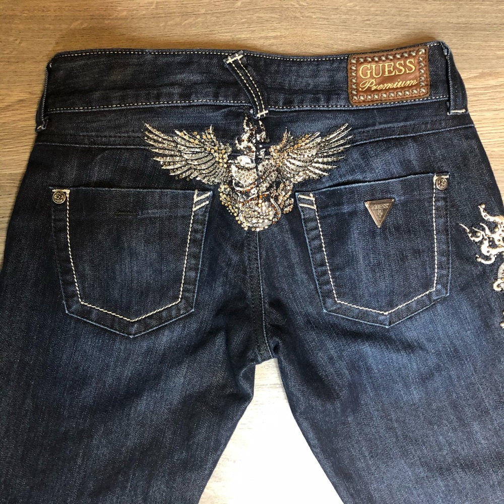 Dark Wash Slim Cut Premium Jeans